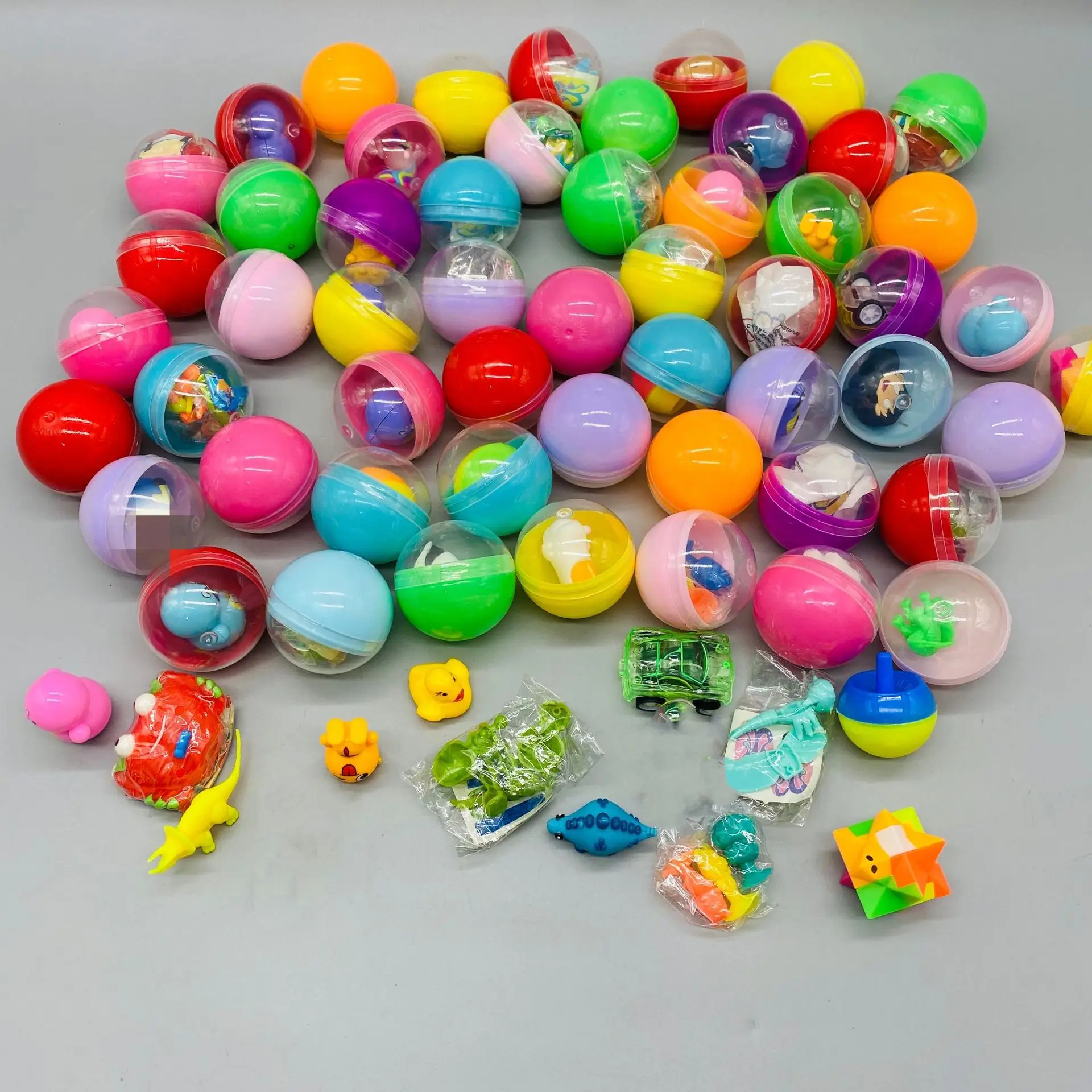 45MM Mixed Toys Random Style Round Surprise Egg Toy Gashapon Plastic Small Toys Capsule for Kids for Vending Machine