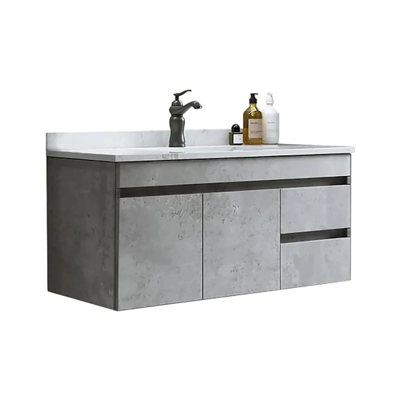 luxury bathroom vanity cabinet set with sink furniture for hotel and apartment