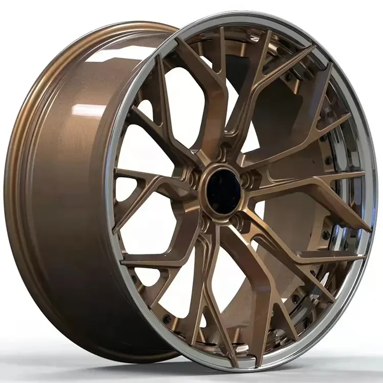 WR018 Customized 2 piece 3 piece rims 22 inch forged alloy wheels 5x112 5x120 wheels forged blank for bmw f30 e46 f10 tesla 350z