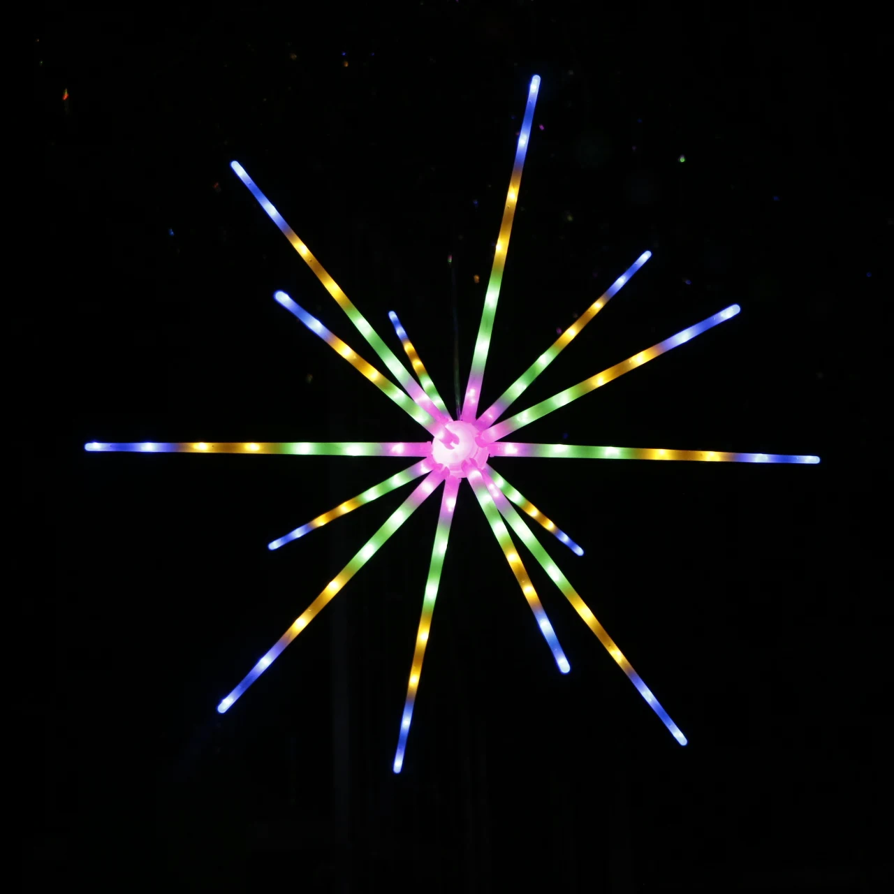 Meteor firework effect RGB LED  christmas Exploding stars light for christmas decoration