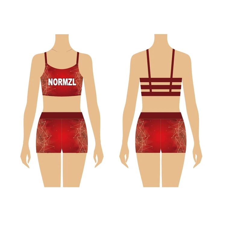 OEM пользовательская Сублимация Cheerleader детская Униформа Cheer тренировочная