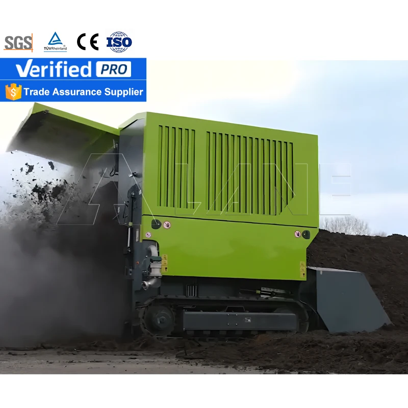 LANE Rabbit Manure Aerated Compost 2000L Self-Operating Compost Turner Compost Turner Machine Tractor