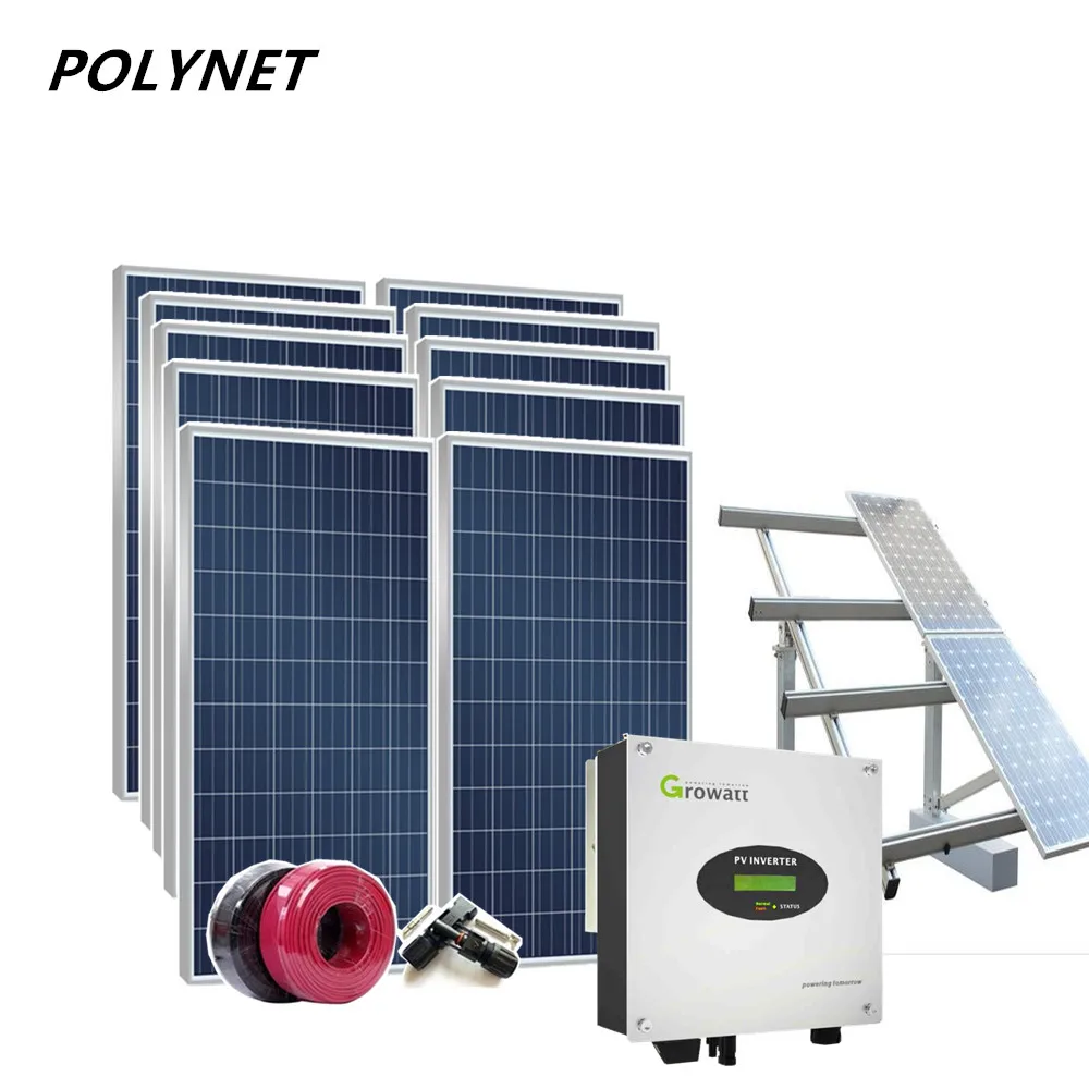 
Polynet 5kw on grid solar generating system 110v 5000w pv power kits 