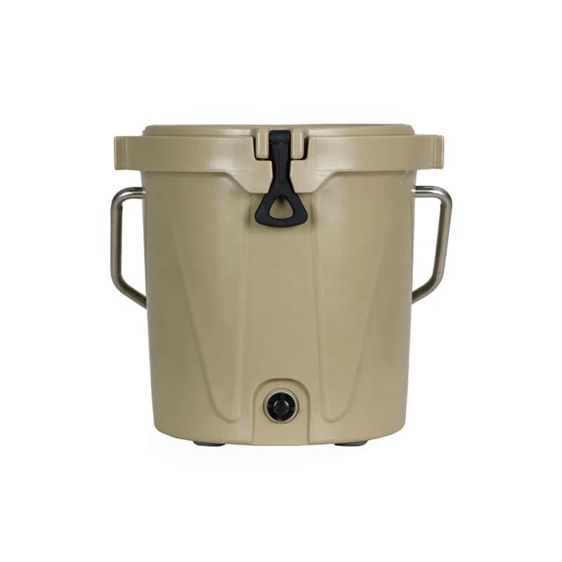 High quality 5 Gallon round standing ice chest hard plastic cooler water cooler bucket