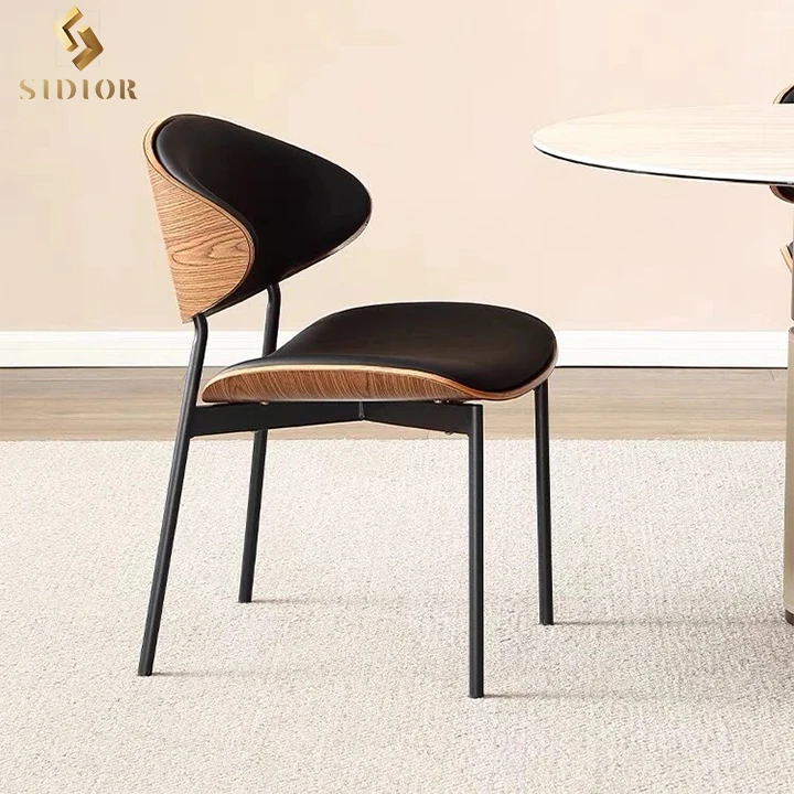 Modern hotel luxury dinning room chair set for furniture metal stainless steel black velvet tufted restaurant dining chair