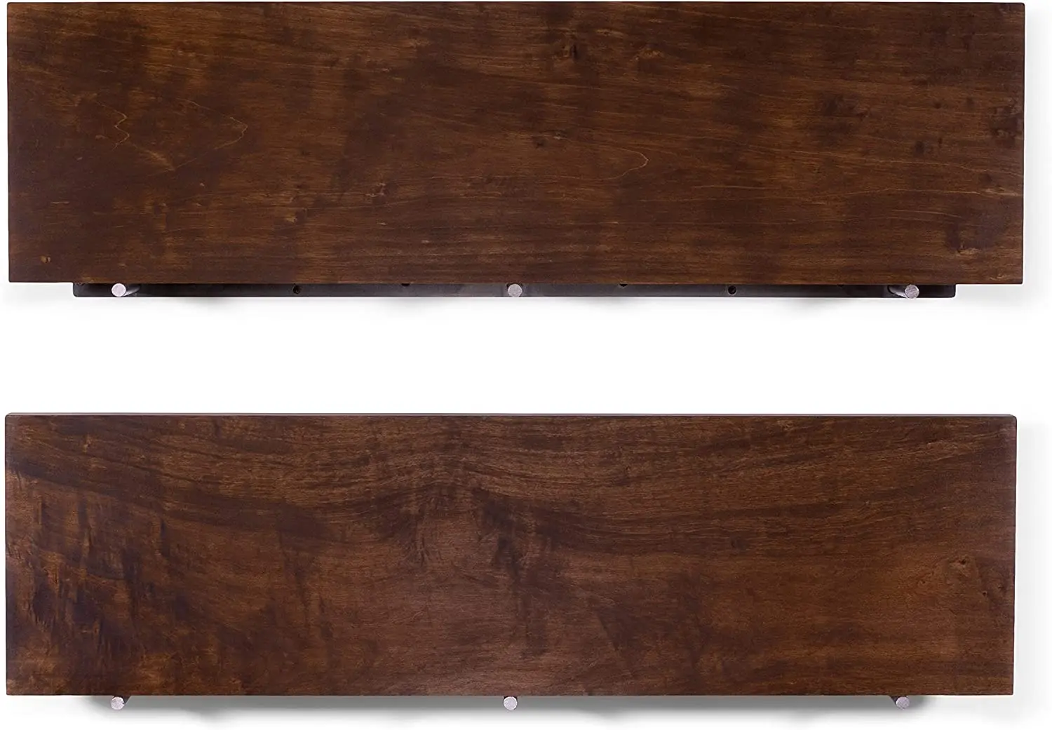 Floating Shelves Organizer Wall Hanging Storage Rack Holder Customized Logo Brown Flower Wooden Trophy Wooden Shield Wall Bamboo