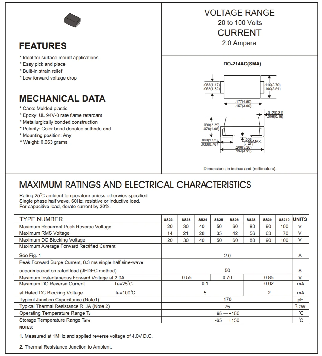 Source High Quality SK2150 diode SS2200 series SMB chip Schottky diode print SK315 transient transient-voltage-suppression diode
