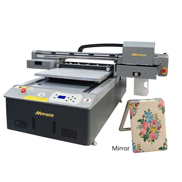 China Mimage A1/A2 /A3 Cool Transfer Film 6090 UV Flatbed Printer Metal /glass/phone case