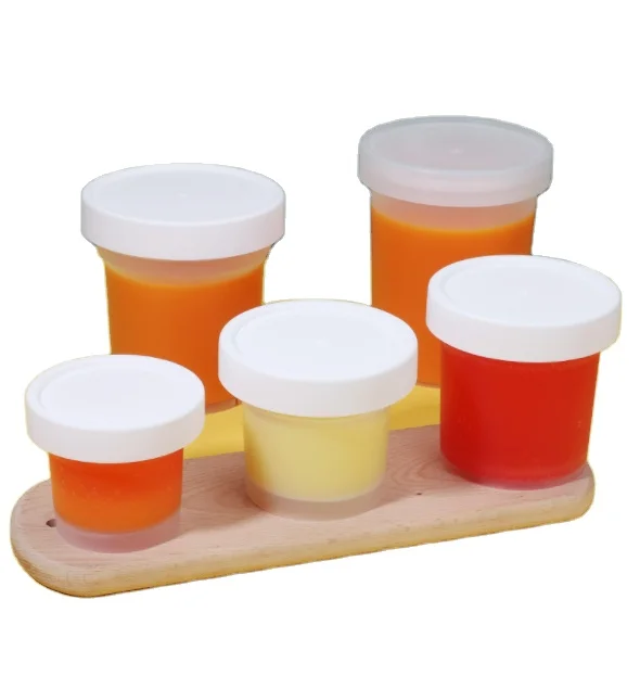 Disposable transparent ice cream plastic cup customizable logo ice cream cup 100ML 300ML 500ML 700ML dessert cup