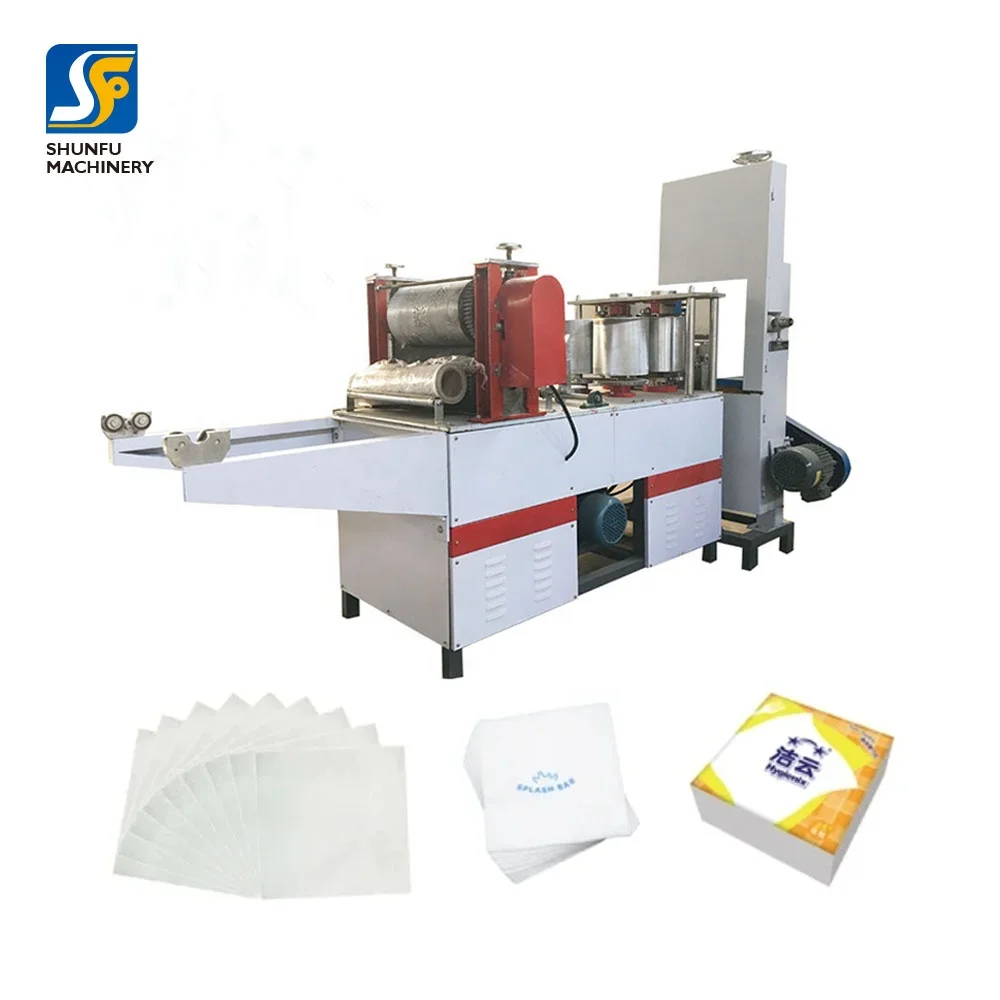 small fully automatic tissue napkin paper towel production making machines napkins for home business