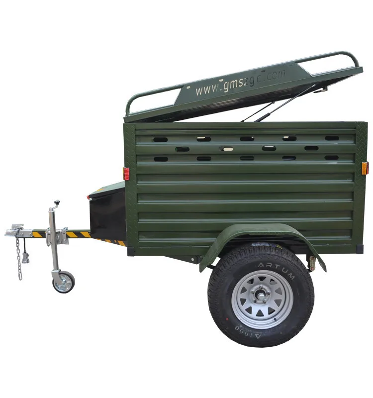 Truck Trailer Use and CE Certification Car Trailer Cart For Dog Transportation