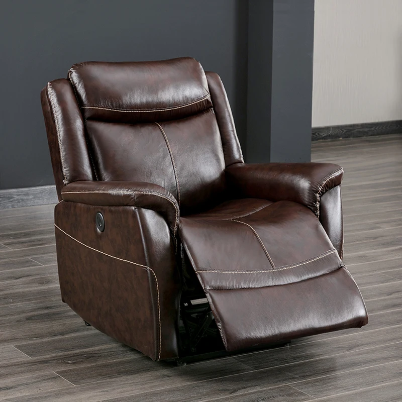 YKLINE Furniture Reclining Chair Leather Electric Recliner Chair Theater Seating