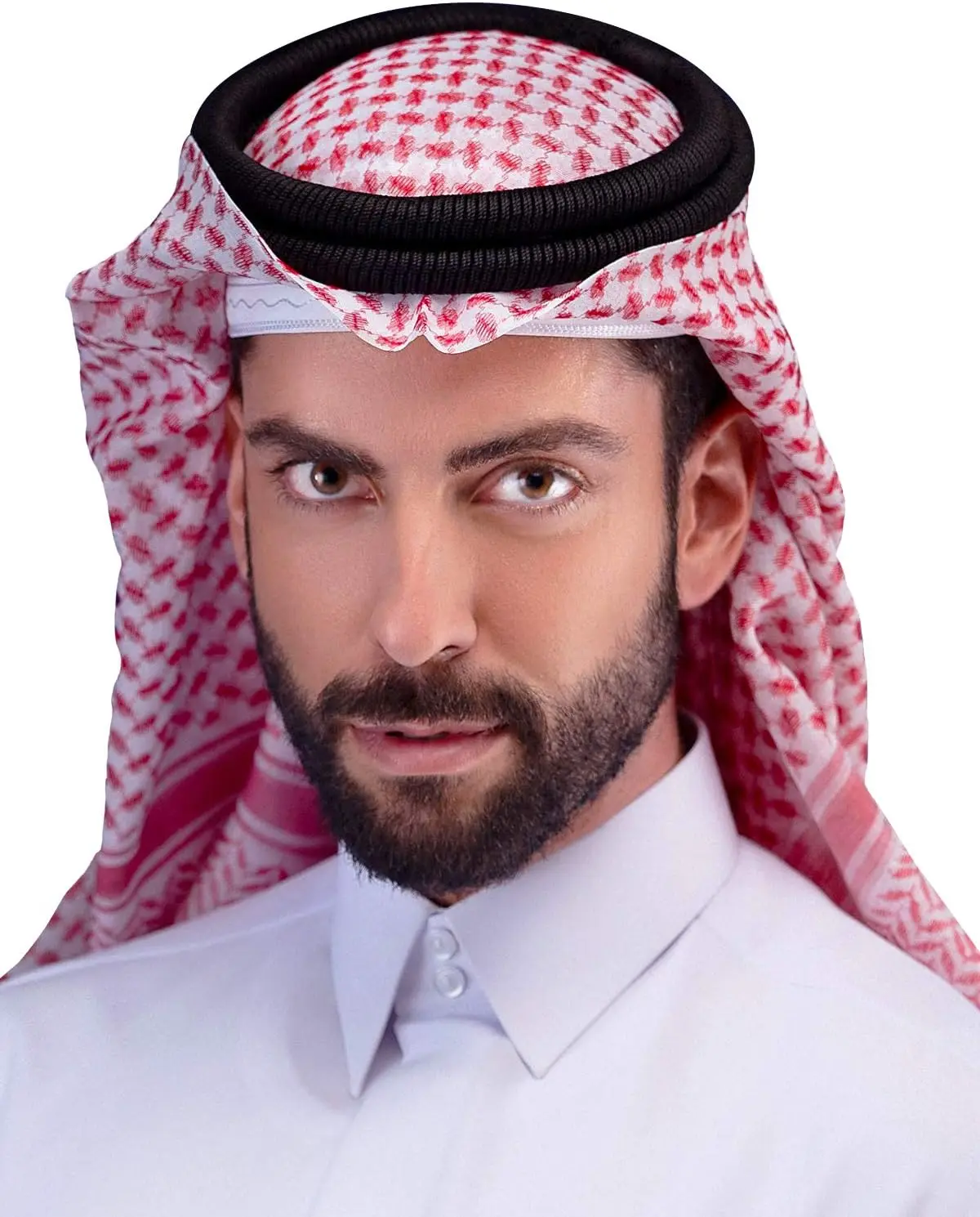 Keffiyeh Arab Head Scarf for Men Sheikh Muslim Turban Saudi Dubai Headwear Muslim Headwear  Dubai Headwear