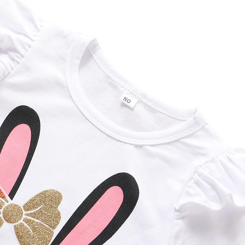 Bulk in wholesale girls boutique clothing new model skirt baby suits tulle skirt plain t-shirts