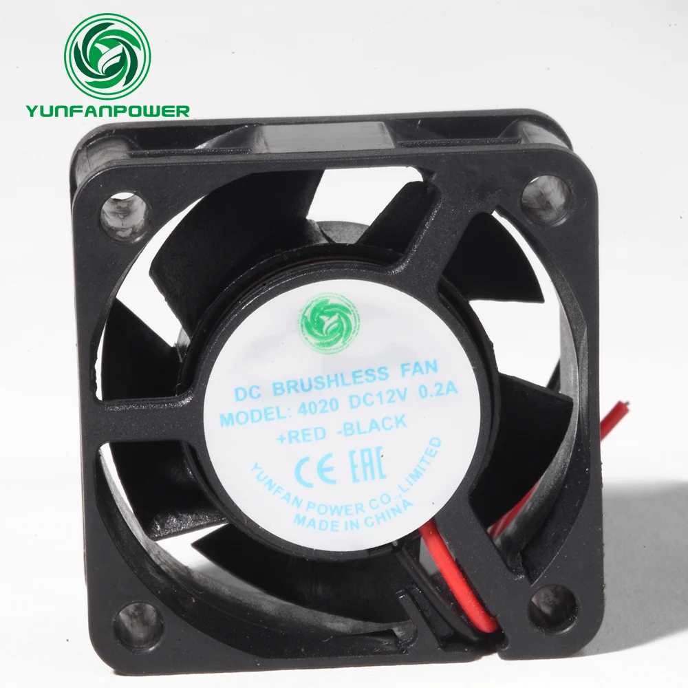 Wholesale 40mm 12v dc duct fa  stand Table Cooling Fan High quality brushless fan