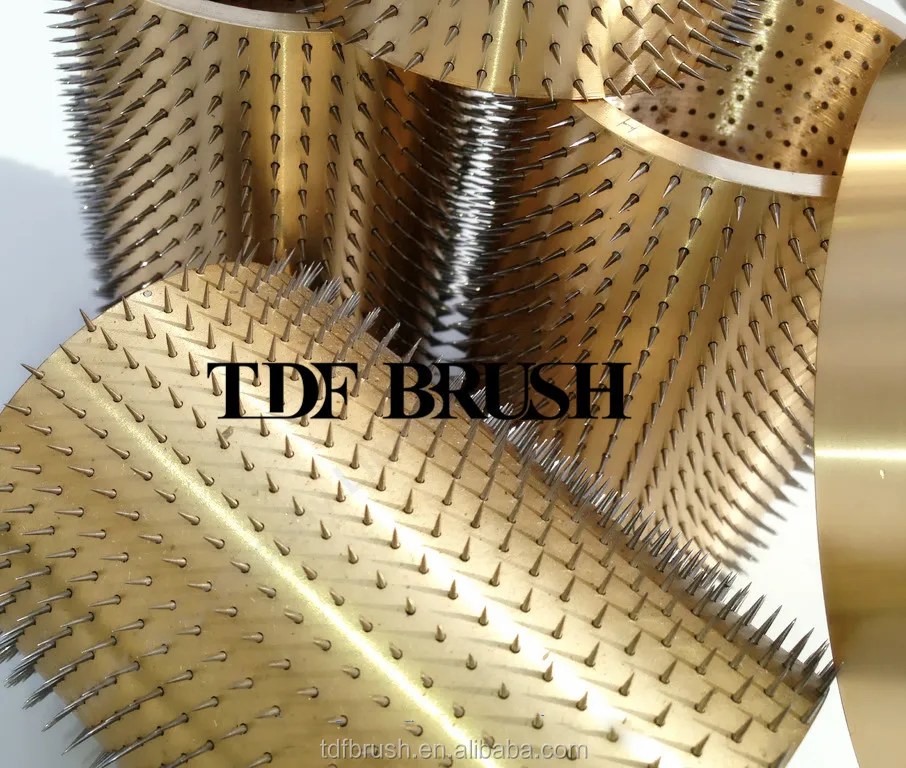 TDF Perforating Needle roller Pin Sleeves Pinned Roller for Leather Plastic Paper Rubber PP PE film Hole Punching