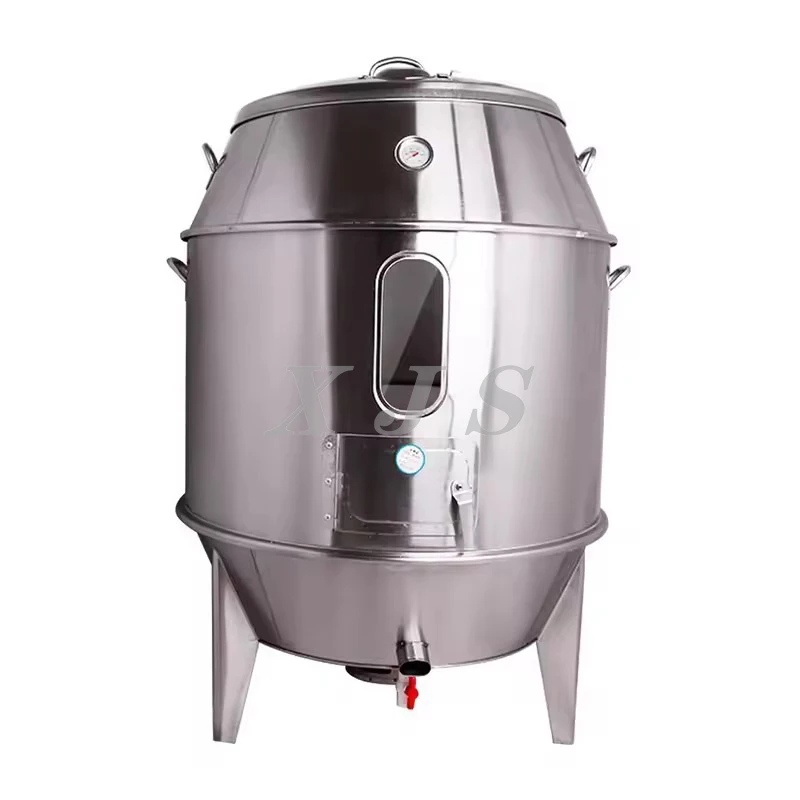 Hot Sale Commercial Gas Charcoal Grilled Meat Chicken Turkey Pork Pig Duck Rotating Roaster Oven