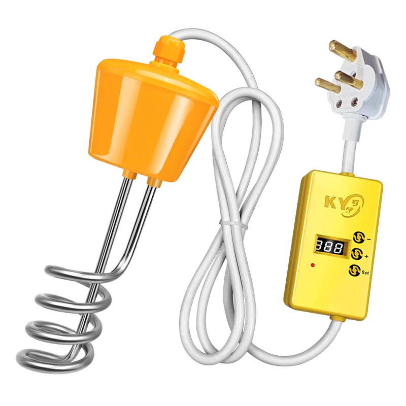 Плавучий водонагреватель Plug style-SA, 2500 Вт, 220 В, погружной водонагреватель с таймером для небольшой ванны, детского бассейна, ведра