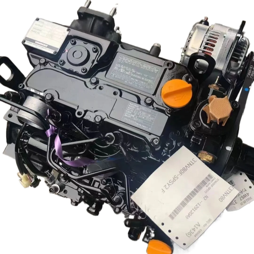 Оригинальный Подержанный дизельный двигатель 4TNV98T для YANMAR в хорошем состоянии и был запускан тестовый DODEESE