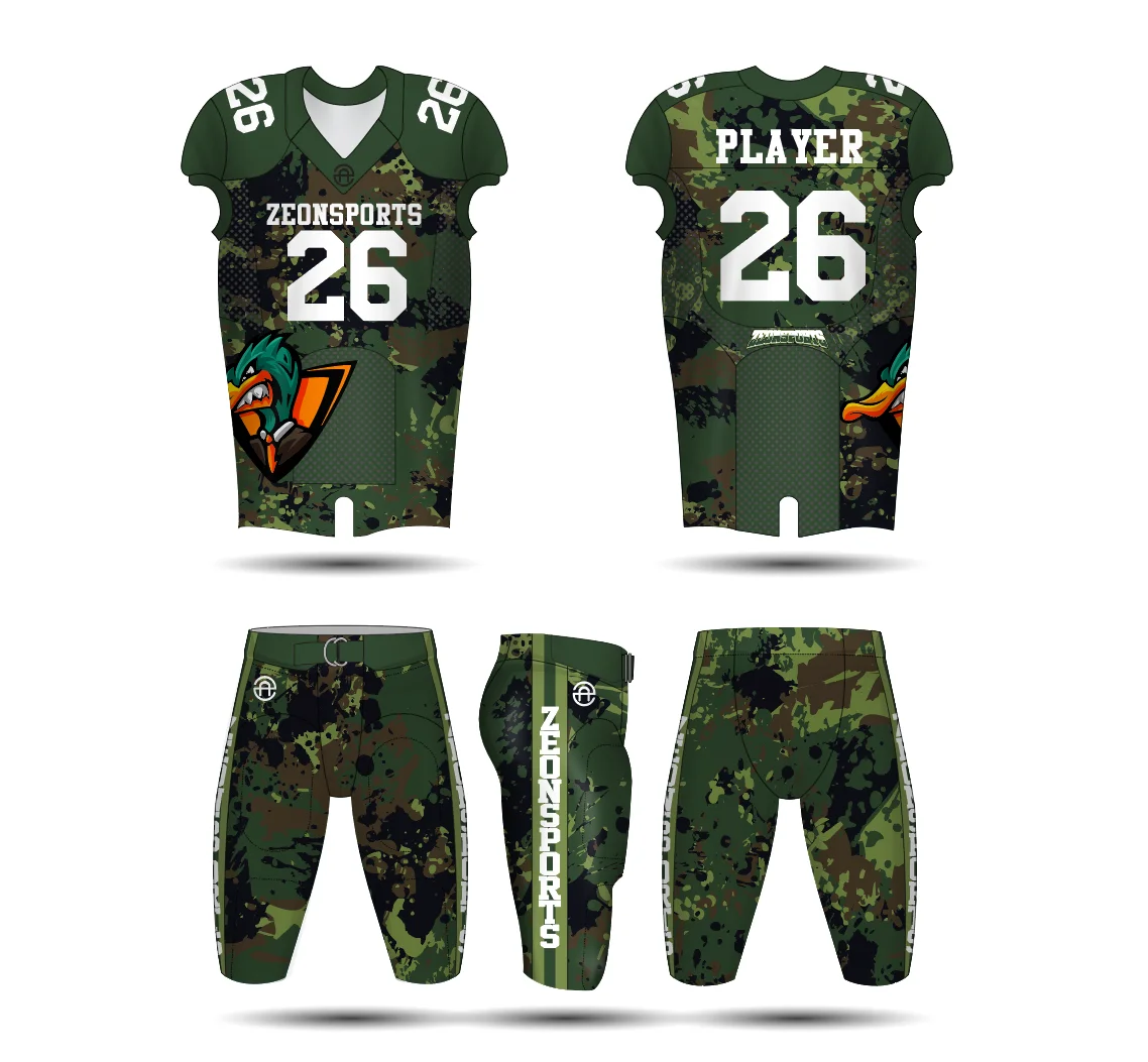 custom american football jerseys youth adult mens american football uniforms comfortable sublimation american football jersey