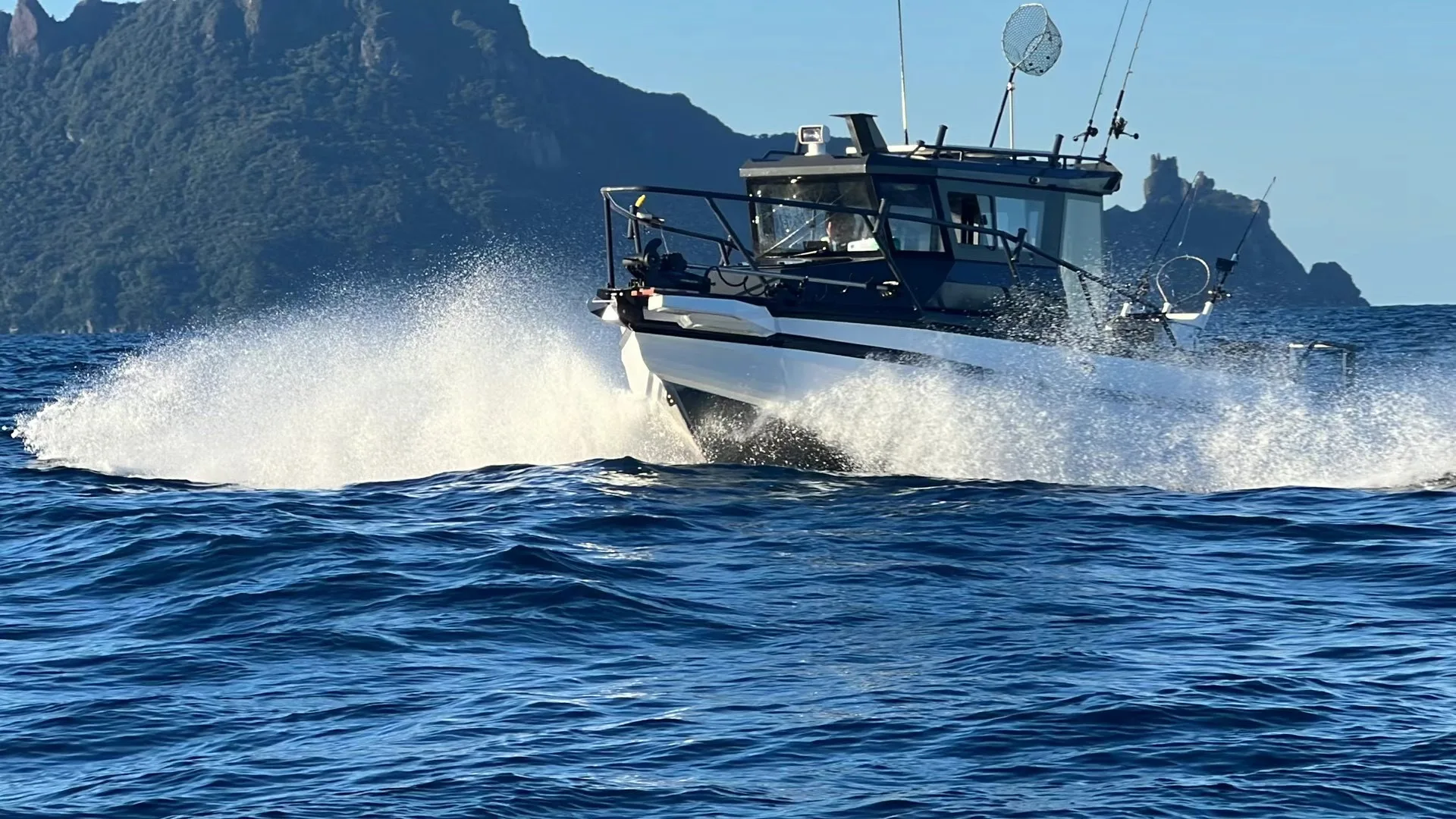 Gospel boat 25ft 7.5m high speed aluminum cabin fishing boat with motor for sale in Australia