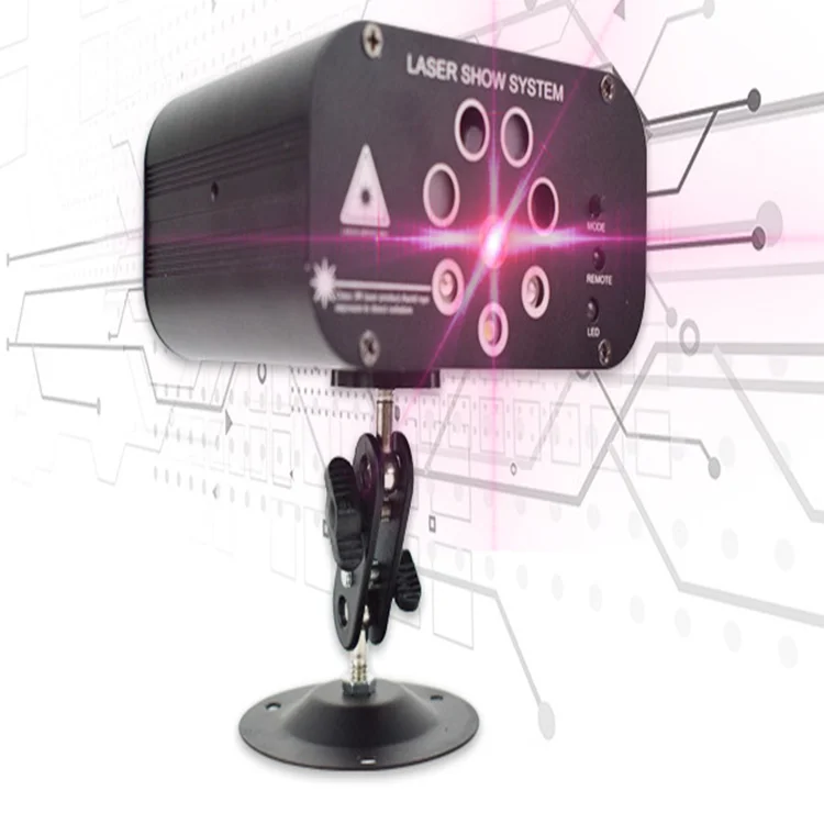 10W Mini Wedding LED Stage Laser Beam Light 128 Patterns Laser Line Light 8 Eyes DJ Lights