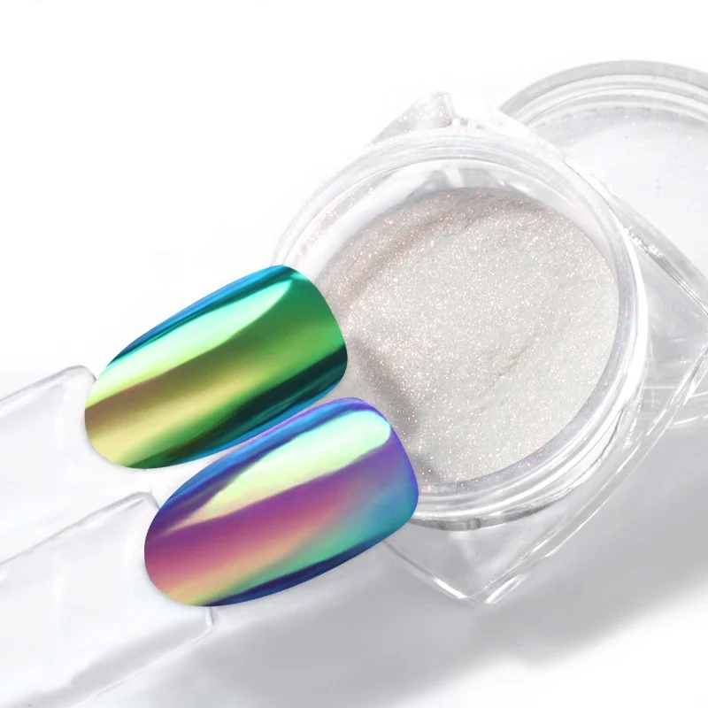 Wholesale 1g mirror effect dust dipping chrome powder neon pigment neon nail powder for nail polish