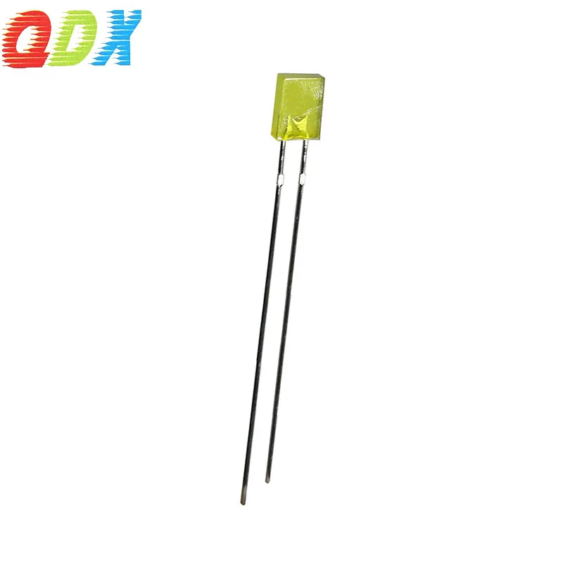 China High Quality 2*5*7mm Square LED yellow light-emitting diode257 mm yellow Led Dip In Diode1000pcs/bag led module