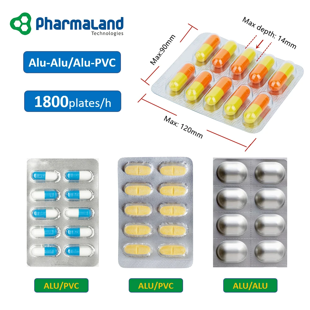 PPL-80 Pharmaland Automatic Portable Thermoforming Machine Blister Medical Pharmaceutical Blister Forming Machine