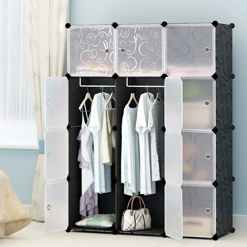 plastic wardrobe  Portable cabinet   Magic storage Organizer  DIY Home furniture  Factory outlet plastic cabinet