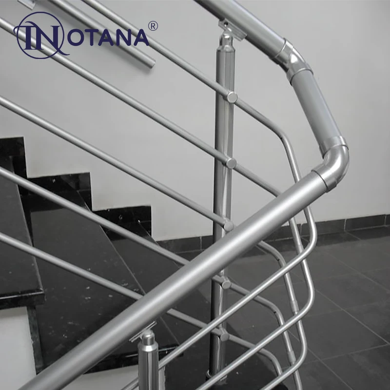 aluminium handrail profiles railing accessories aluminium guardrail staircase railing cover aluminium alloy accessories column