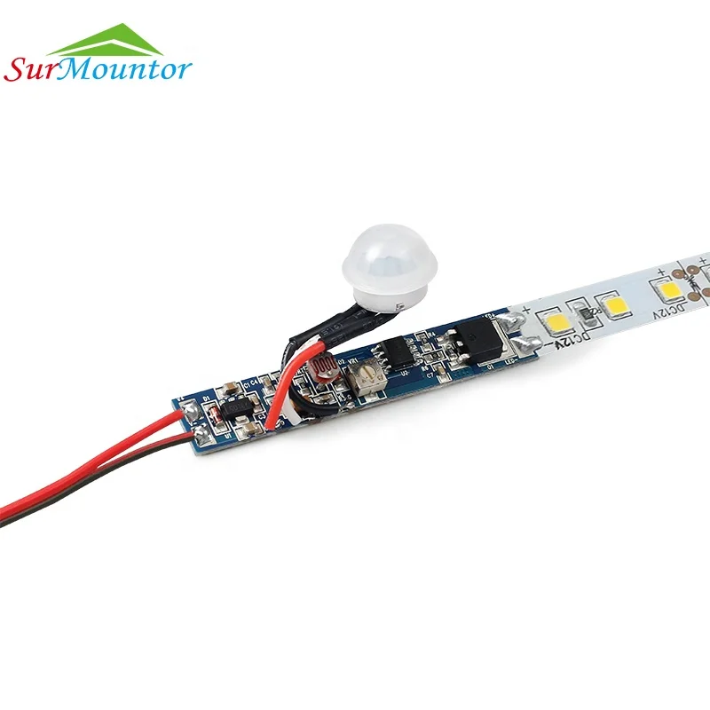 8A 96W Motion Sensor Light Switch PIR Sensor Dimmer for led strip light