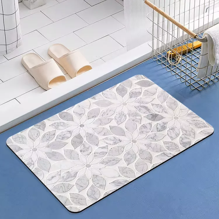 SHENGDE New Stone Large Bedroom And Diatomaceous Earth Shower Soft 2 Piece Set Bathroom Rug Floor Runner Bath Mat