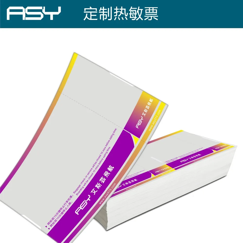 
High Quality Factory boarding pass Airline Flight Ticket Printing Airline ticket booking airline tickets 