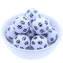 Оптовая продажа, пластиковые акриловые бусины для модных ожерелий, ювелирных изделий, 20 мм, разные цвета