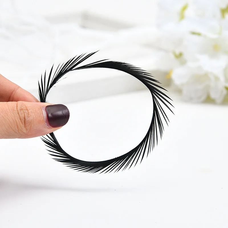 Raw Feathers millinery Hats Making decoration Colorful Loose Goose Biot Feathers Earrings feathers for hats Fashion Decor