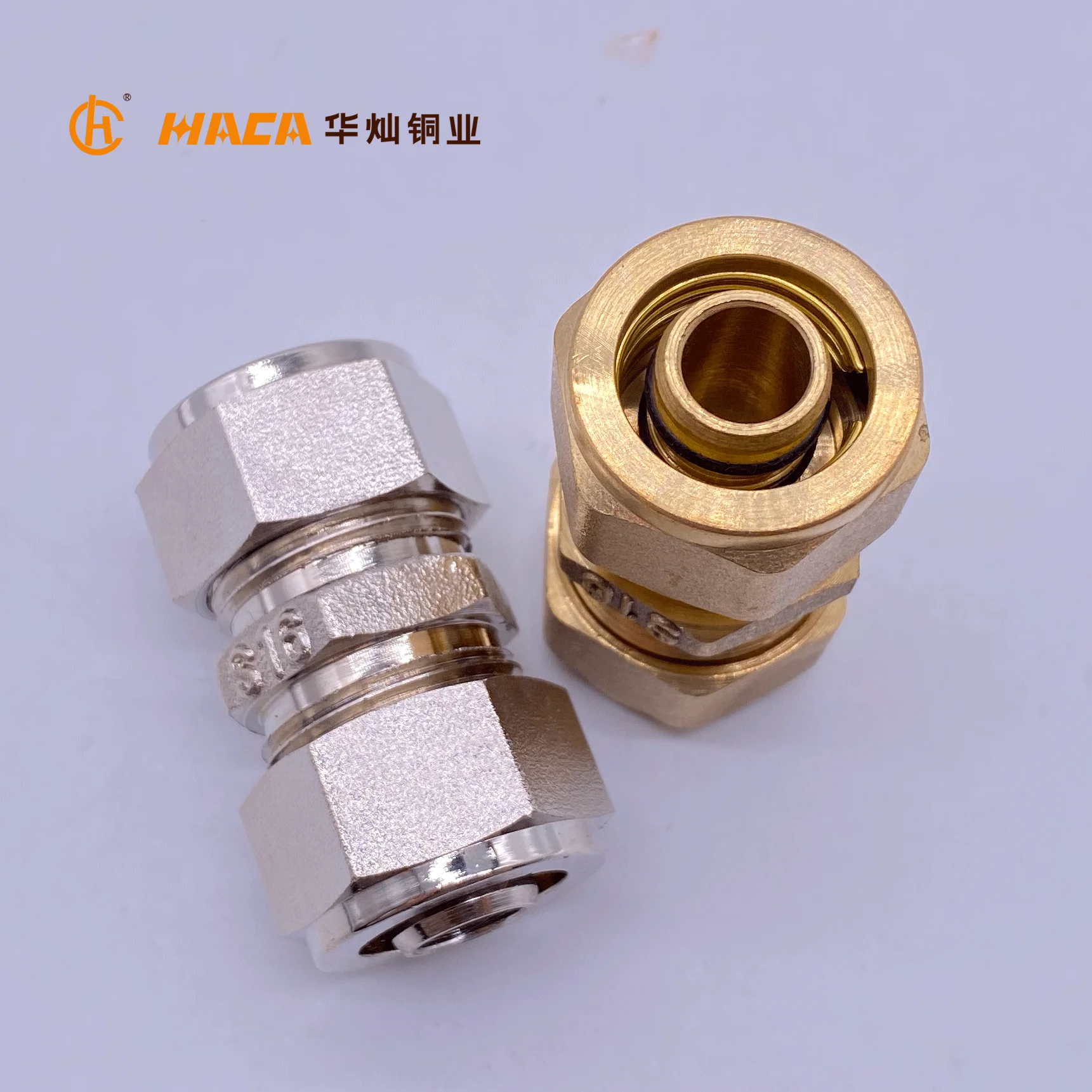 good quality brass equal coupling pipe fitting with pex al pex tube