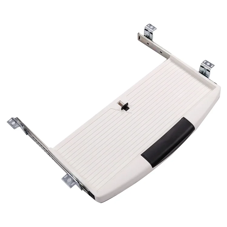 27mm 35mm two way ball bearing keyboard guide adjustable full extension telescopic channel keyboard tray drawer slide