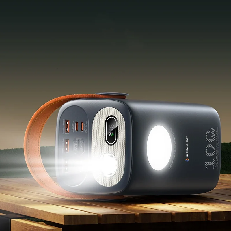 100W Laptop Power Bank 60000Mah Fast Charging Mobile Customize Computer Powerbank with Led Lamp