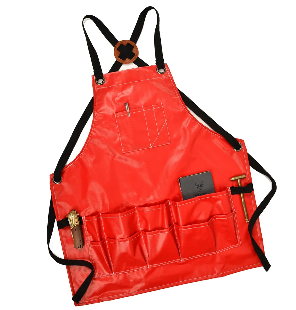 Heavy Duty Waterproof Oil & Acid Proof Unisex Food processed Garden Butcher vinyl PVC Apron