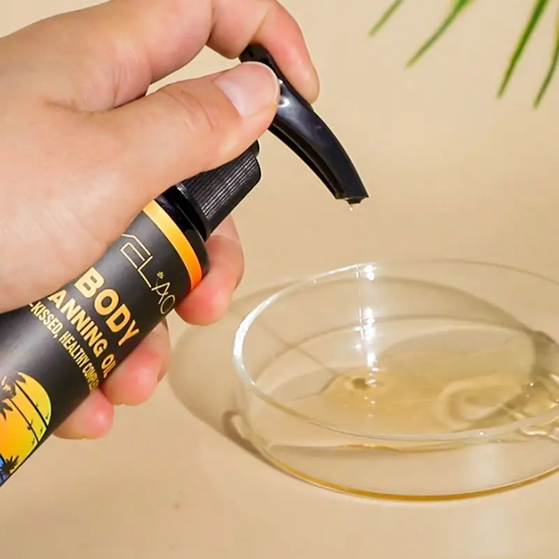 Fake Sun Tanning Taning Oil Tanner Skin Self Tan Custom Logo