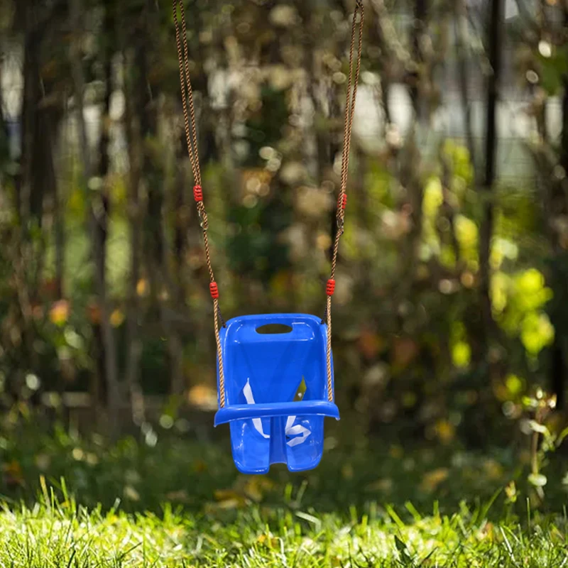 Factory Direct Sale High Quality High Back Toddler Baby Outdoor Plastic Plastic Baby Swing