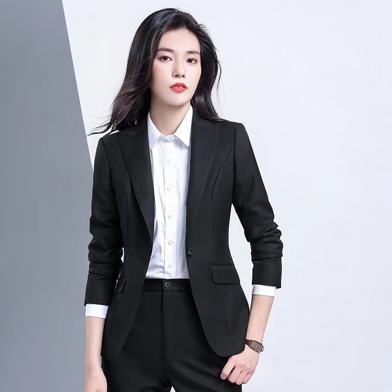 Formal Custom Made Suit Italian Style v-neck Men Black High End Suits