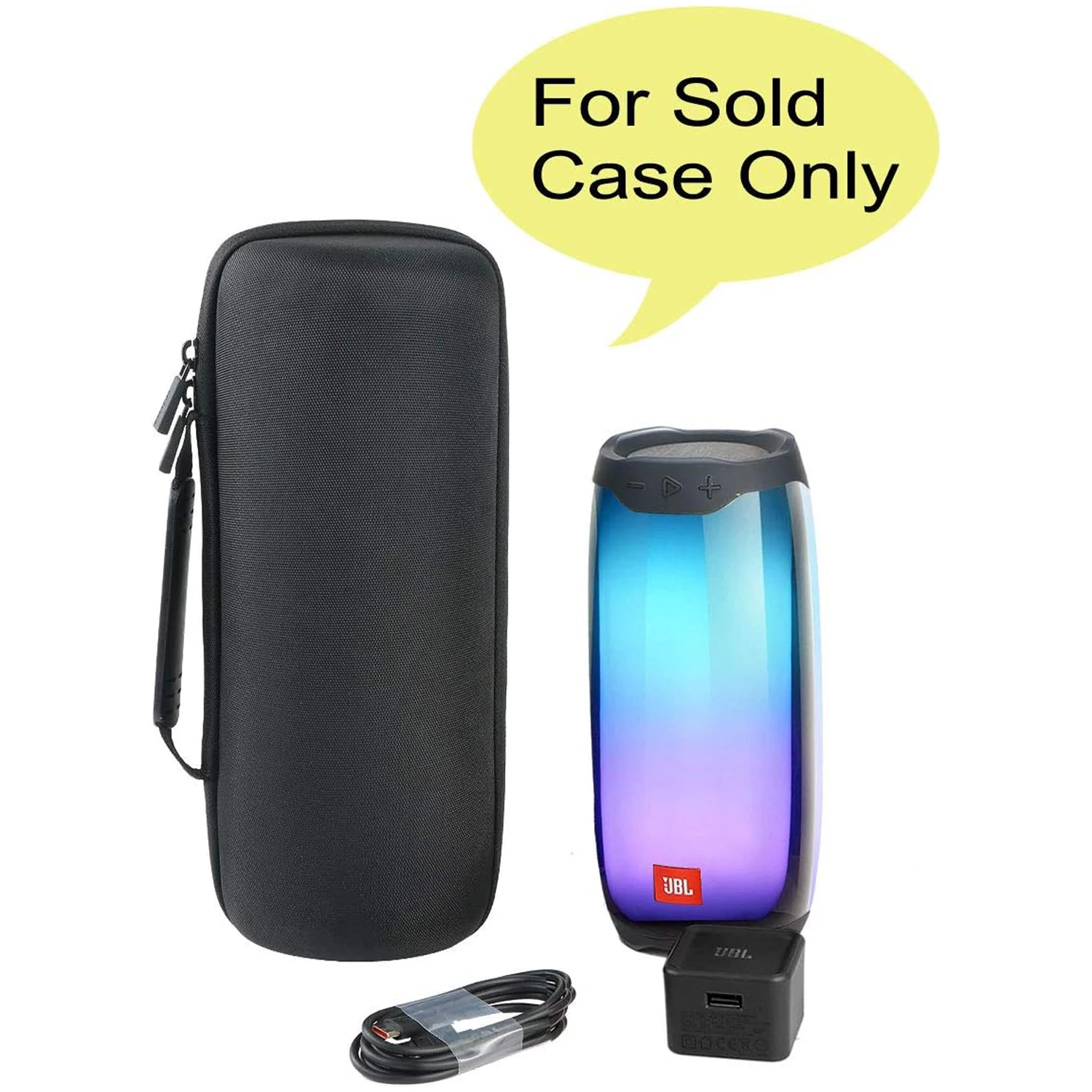 Carrying Case For JBL Pulse 4 Customizable Travel Bag Shockproof Waterproof Hard Eva Case Multifunctional Case Storage Charger