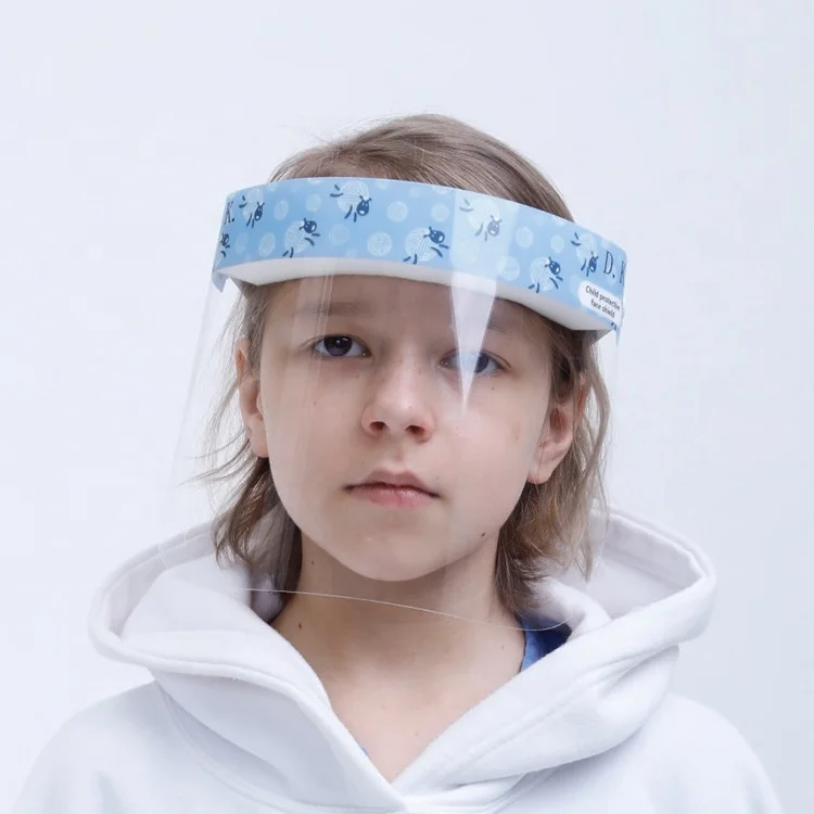 Cover the whole baby face eye protector face visor protective Plastic facial faceshield Medical kid Face Shield with EN166 ANSI