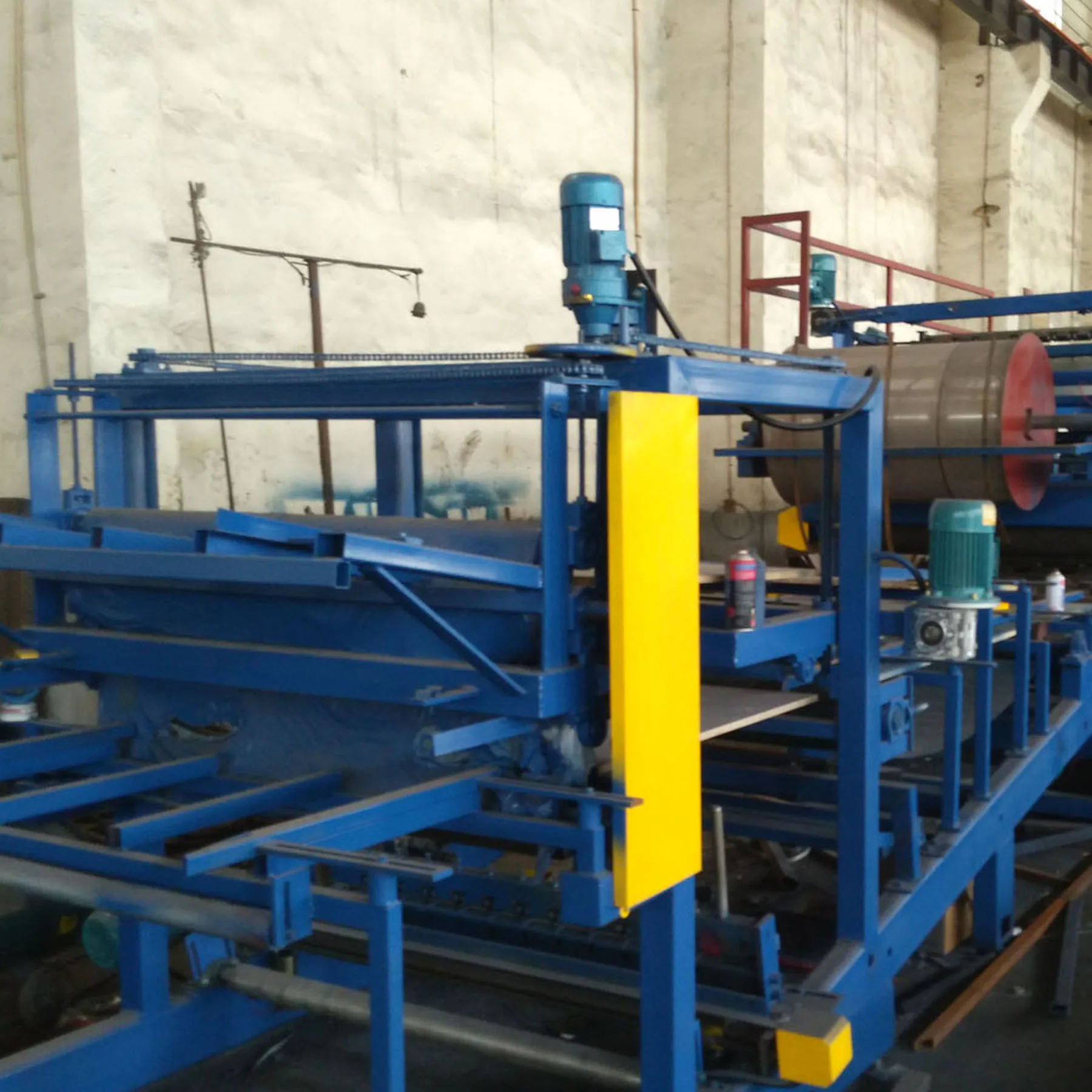 roof and wall panel making machine sandwich panel machine