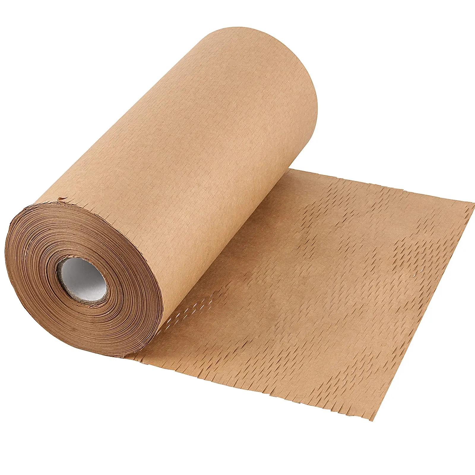 Honeycomb Kraft Wrap Roll Perforated-Packing Brown Black White Red for Moving Shipping Breakables