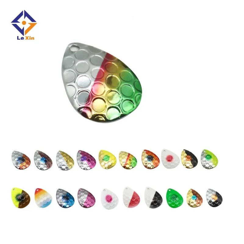 2021 Top quality chatterbait blades china fishing accessories spinner bait Heart-shaped parts