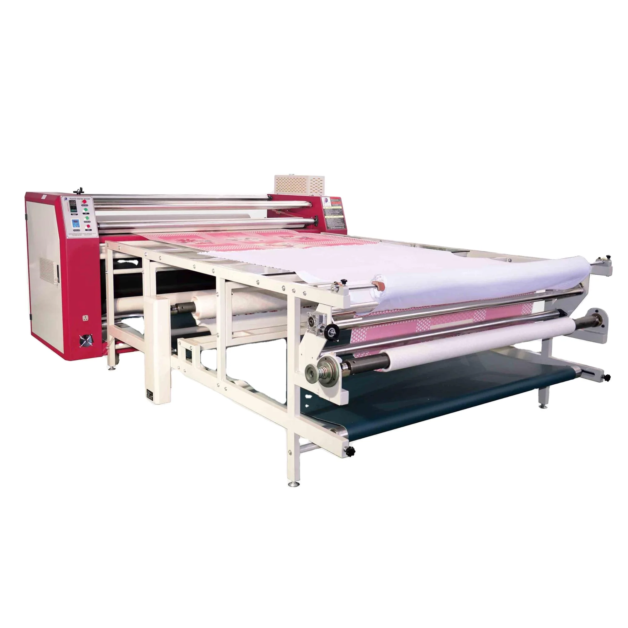 
High quality roller fabrics heat transfer printing machine 600mm drum press sublimation transfer 