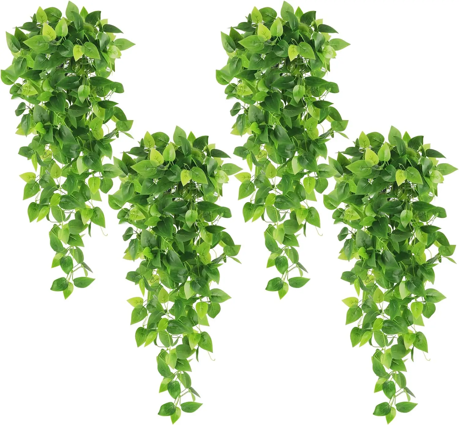 Artificial hanging plant 3.6-foot ivy leaf is suitable for courtyard family bedroom wedding indoor and outdoor wall decorate